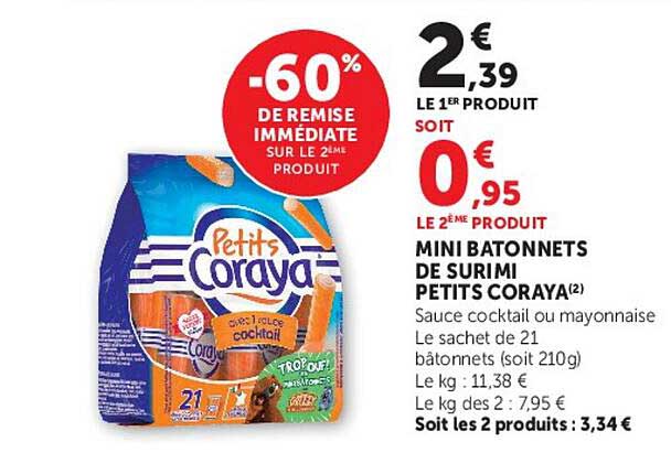 -60% de remise immédiate sur le 2ème produit