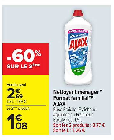 -60% SUR LE 2ÈME