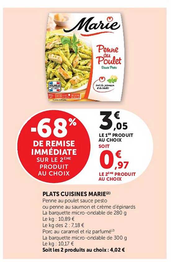 -68% DE REMISE IMMÉDIATE SUR LE 2ÈME PRODUIT AU CHOIX