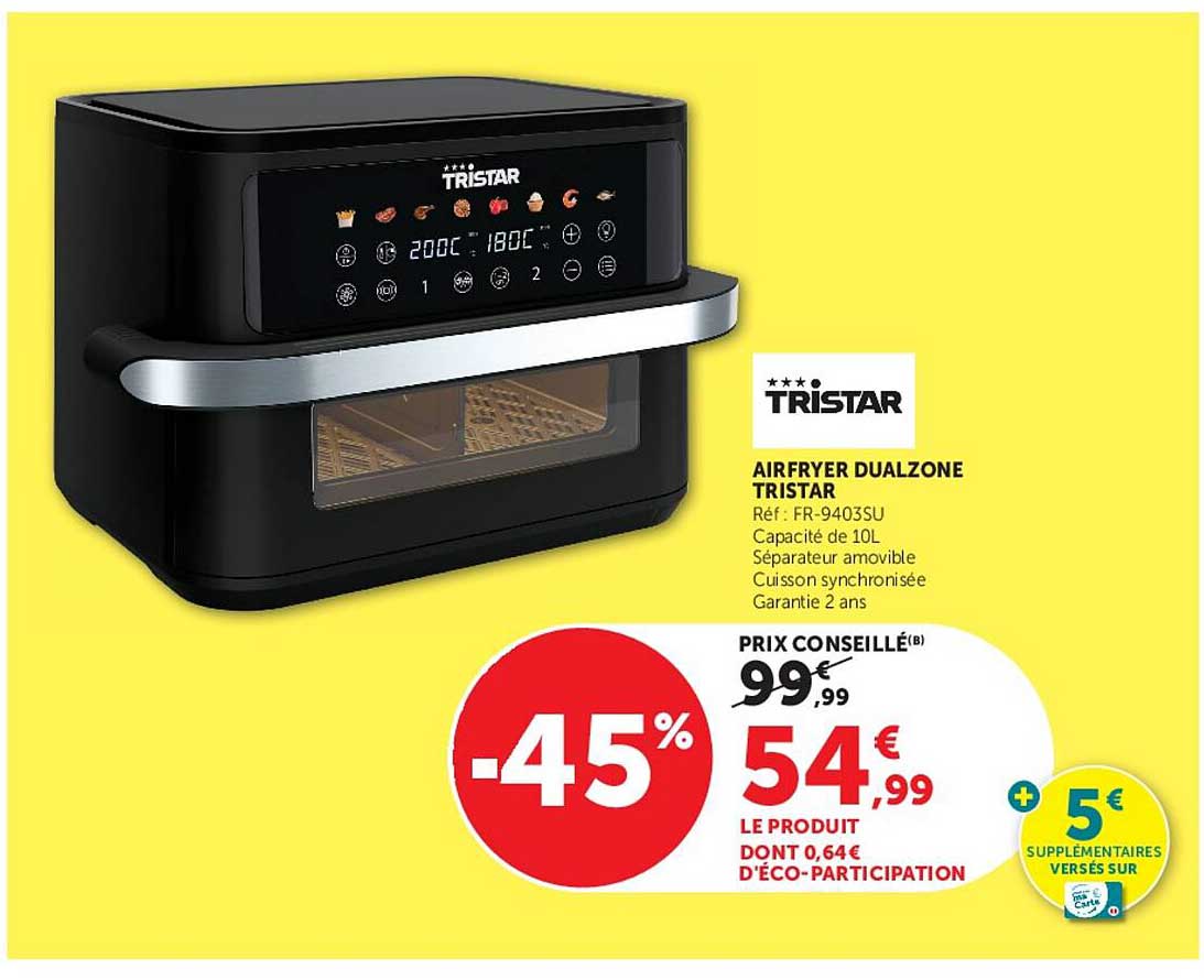 AIRFRYER DUALZONE TRISTAR