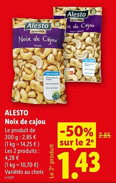 ALESTO Noix de cajou