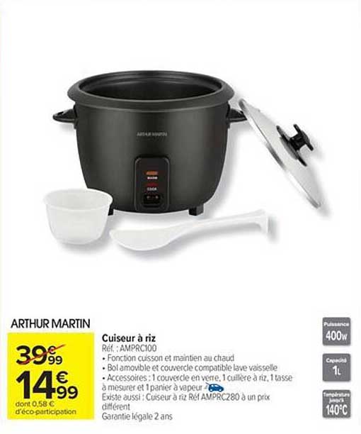 ARTHUR MARTIN Cuiseur à riz