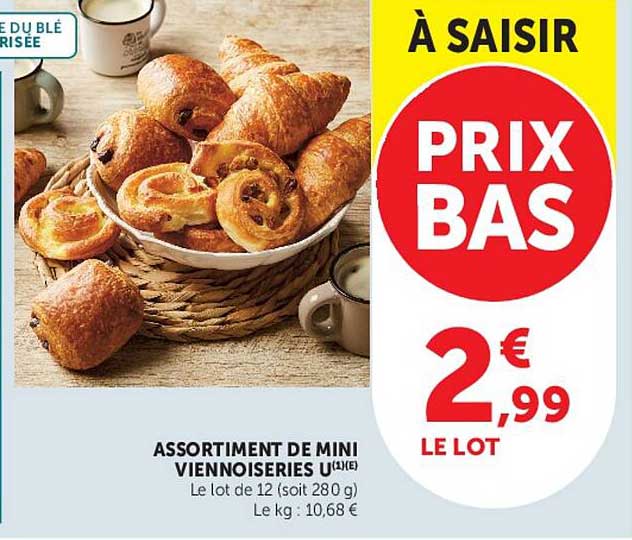 ASSORTIMENT DE MINI VIENNOISERIES U(1)(E)