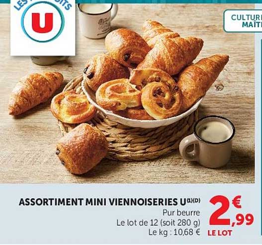 ASSORTIMENT MINI VIENNOISERIES U