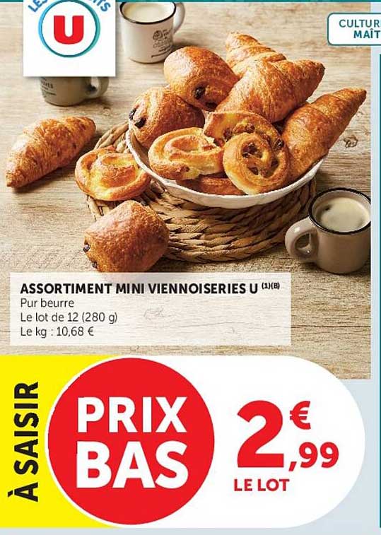 ASSORTIMENT MINI VIENNOISERIES U