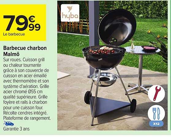 Barbecue charbon Malmö