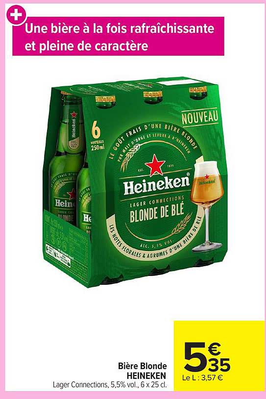 Bière Blonde HEINEKEN