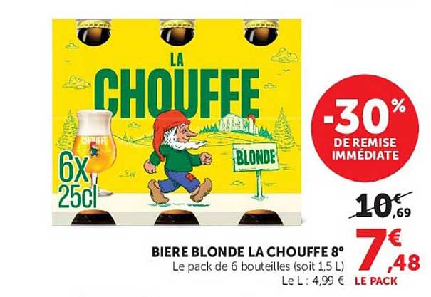 BIERE BLONDE LA CHOUFFE 8°