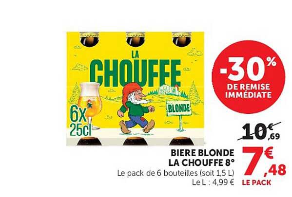 BIERE BLONDE LA CHOUFFE 8°