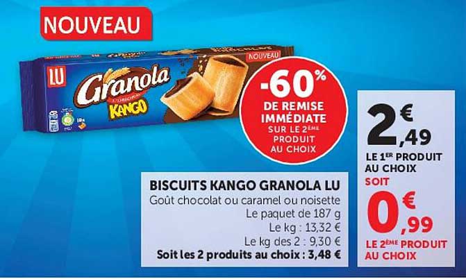 BISCUITS KANGO GRANOLA LU
