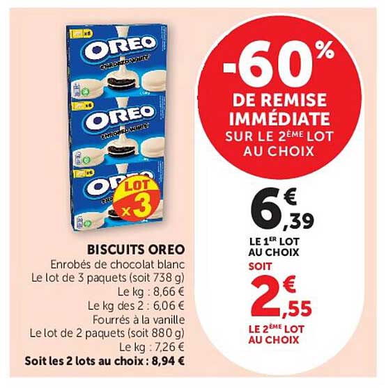 BISCUITS OREO