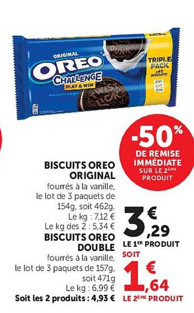BISCUITS OREO ORIGINAL