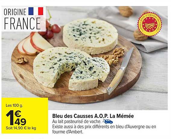 Bleu des Causses A.O.P. La Mémée