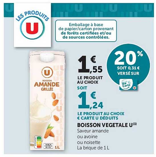BOISSON VEGETALE U