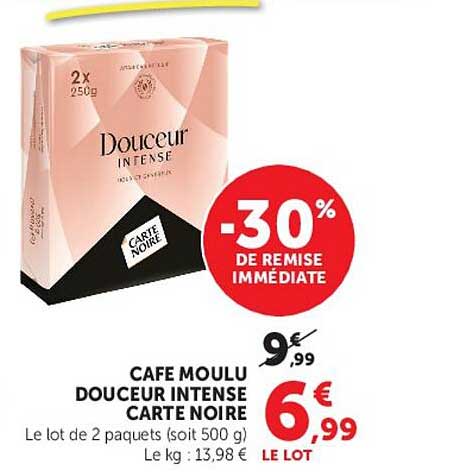 CAFE MOULU DOUCEUR INTENSE CARTE NOIRE