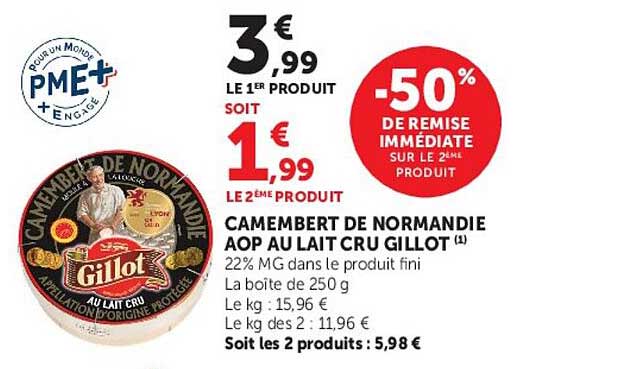 CAMEMBERT DE NORMANDIE AOP AU LAIT CRU GILLOT (1)