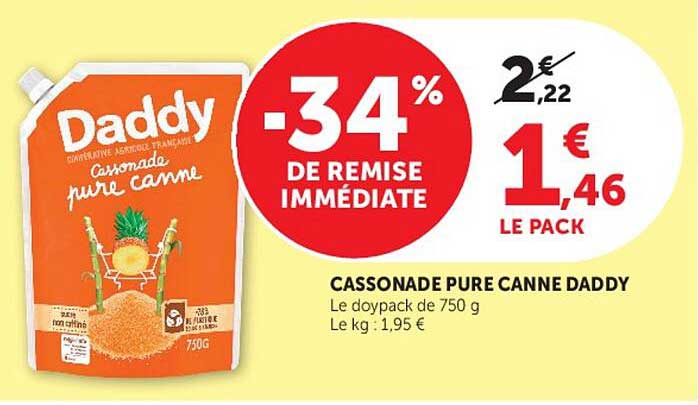 CASSONADE PURE CANNE DADDY