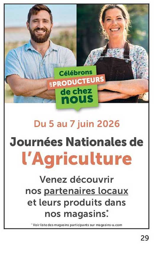Célébrons producteurs de chez nous