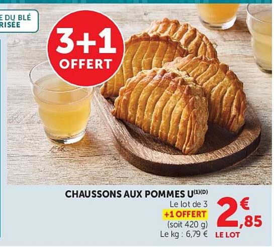 CHAUSSONS AUX POMMES U