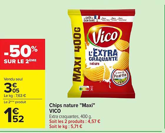 Chips nature "Maxi" VICO
