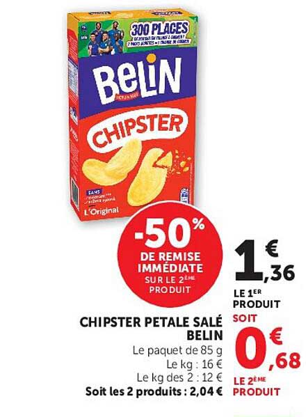 CHIPSTER PETALE SALÉ BELIN