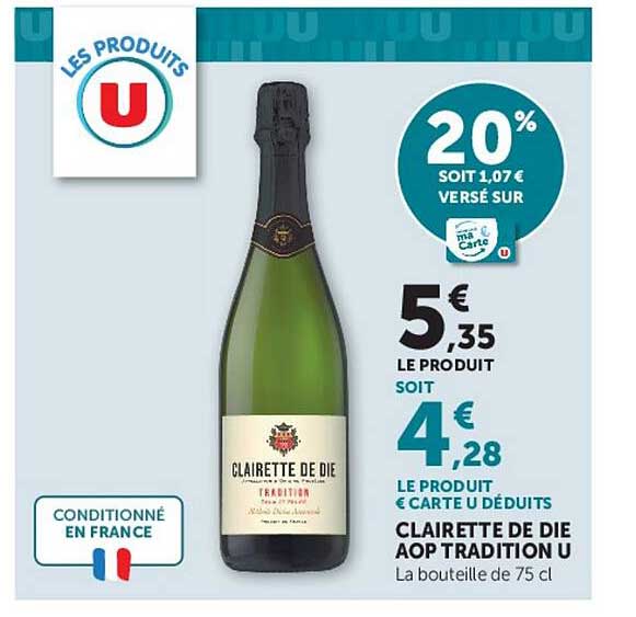 CLAIRETTE DE DIE AOP TRADITION U