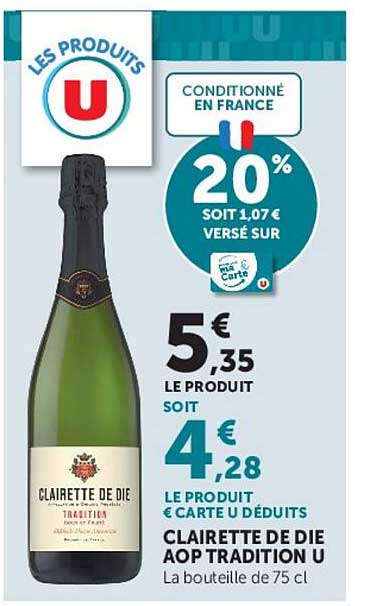 CLAIRETTE DE DIE AOP TRADITION U