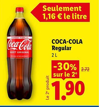 COCA-COLA Regular 2 L