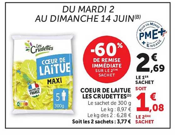 COEUR DE LAITUE LES CRUDettes(3)