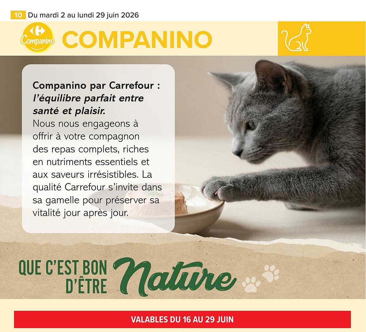 Companino par Carrefour : l’équilibre parfait entre santé et plaisir.