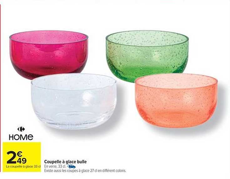 Coupe à glace bulle