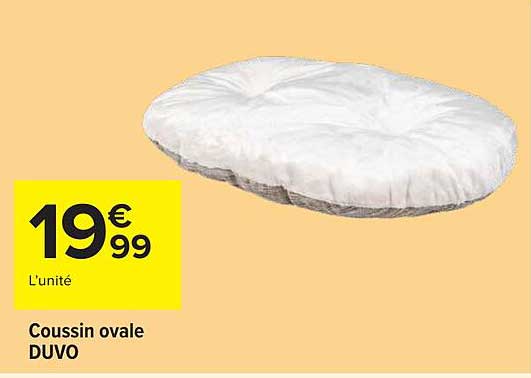 Coussin ovale DUVO