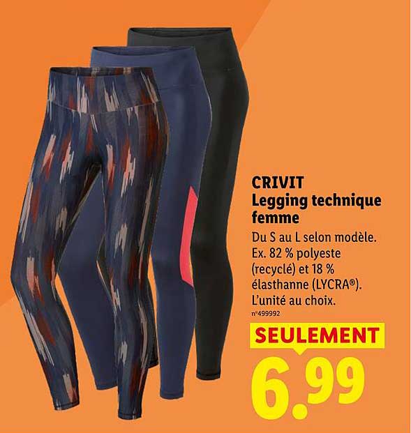 CRIVIT Legging technique femme