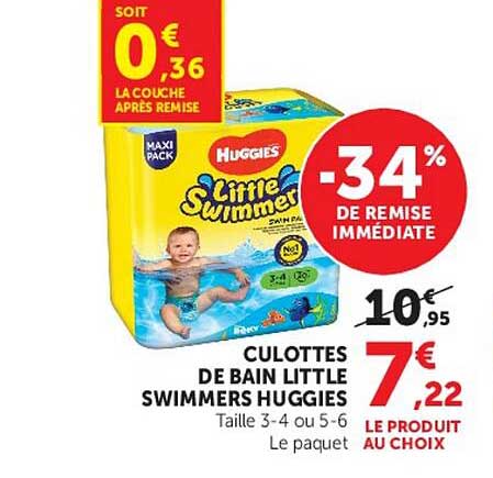Culottes de bain Little Swimmers Huggies