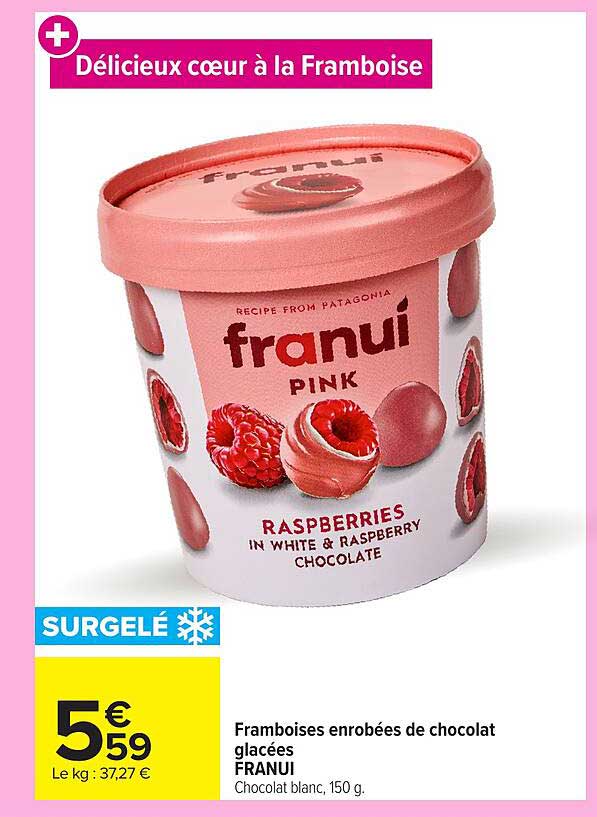 Délicieux cœur à la Framboise