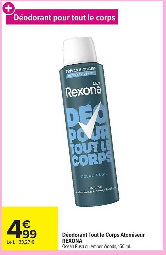 Déodorant pour tout le corps