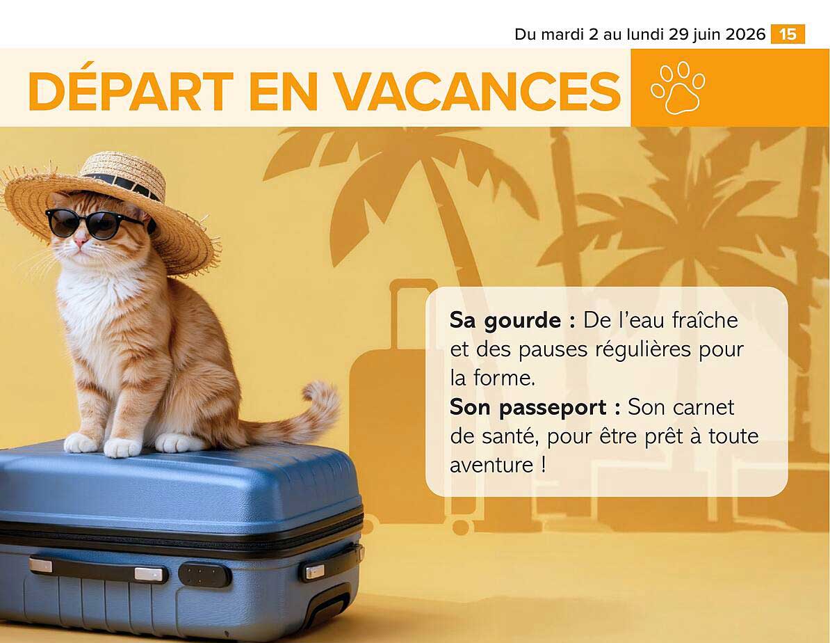 DÉPART EN VACANCES