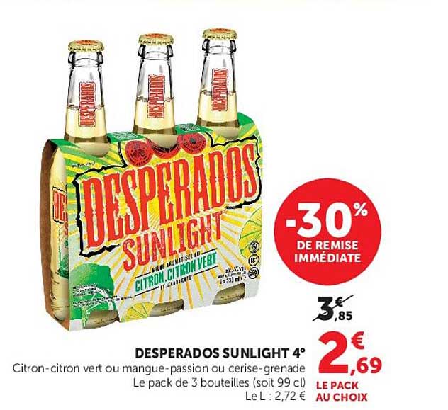 DESPERADOS SUNLIGHT 4°