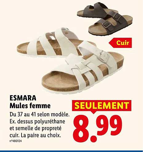 ESMARA Mules femme