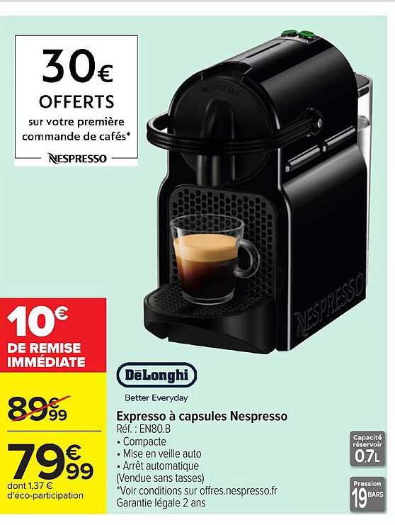 Expresso à capsules Nespresso
