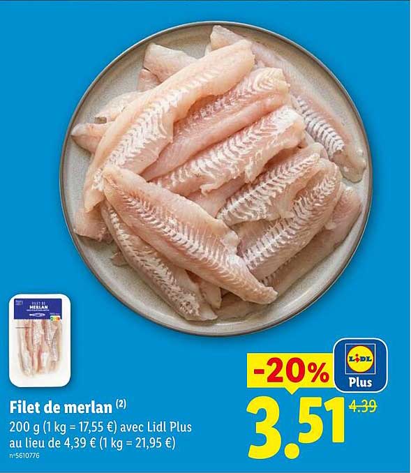 Filet de merlan
