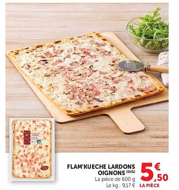 FLAM'KUECHE LARDONS OIGNONS