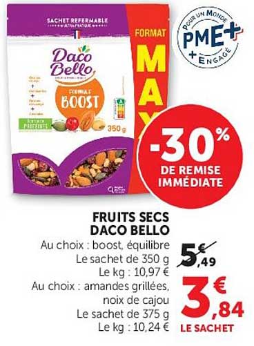FRUITS SECS DACO BELLO