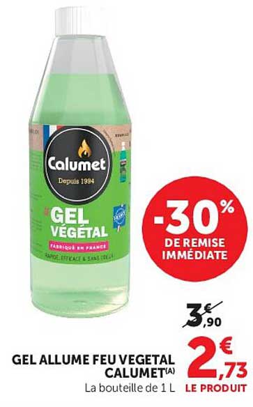GEL ALLUME FEU VEGETAL CALUMET