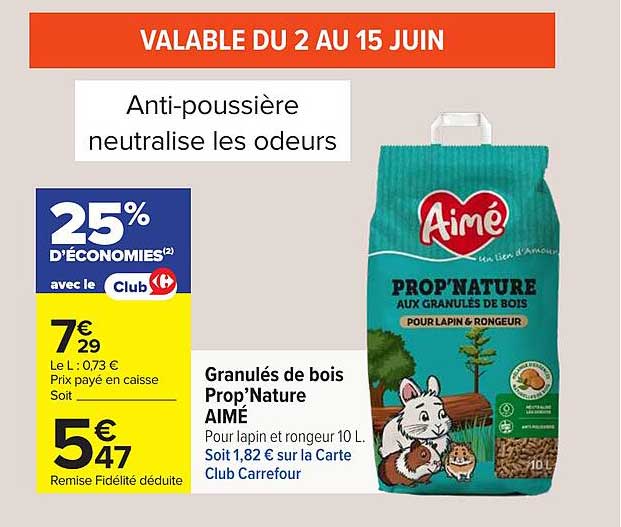 Granulés de bois Prop’Nature AIMÉ
