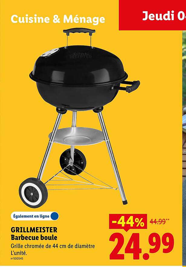 GRILLMEISTER Barbecue boule