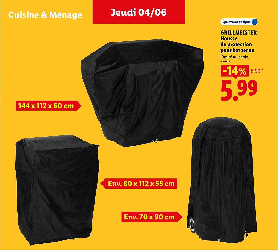 GRILLMEISTER Housse de protection pour barbecue