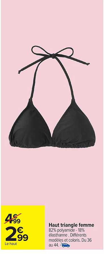 Haut triangle femme
