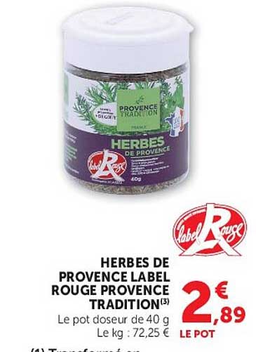 HERBES DE PROVENCE LABEL ROUGE PROVENCE TRADITION(3)