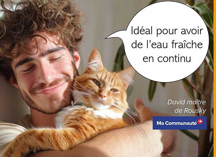 Idéal pour avoir de l’eau fraîche en continu